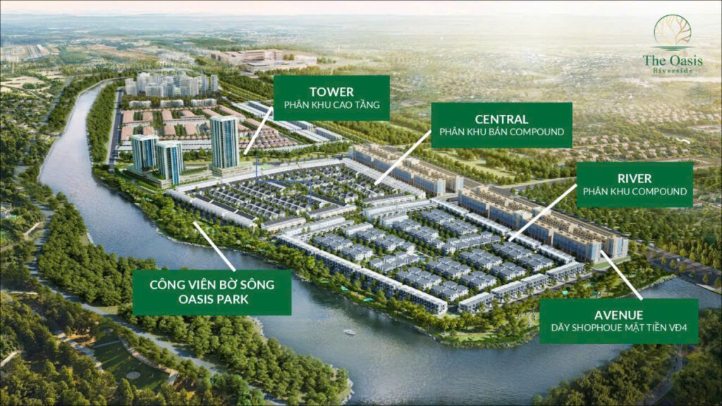 Tiềm năng dự án The Oasis Riverside