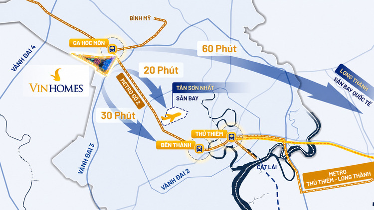 Vị trí Vinhomes Hóc Môn 2026 1